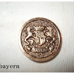 Bouton ancien, métallique, Bayern