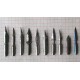 Lot de 10 Plumes anciennes, encre