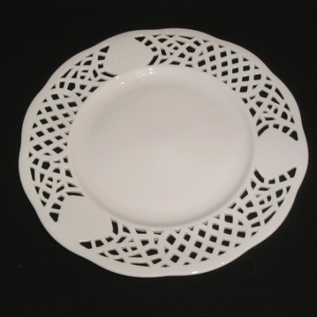 Assiette en dentelle