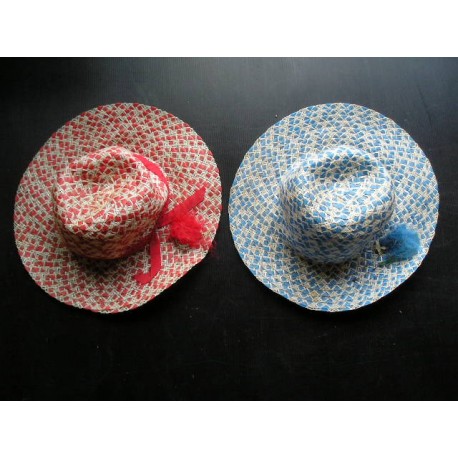 Lot de 2 chapeaux vintage