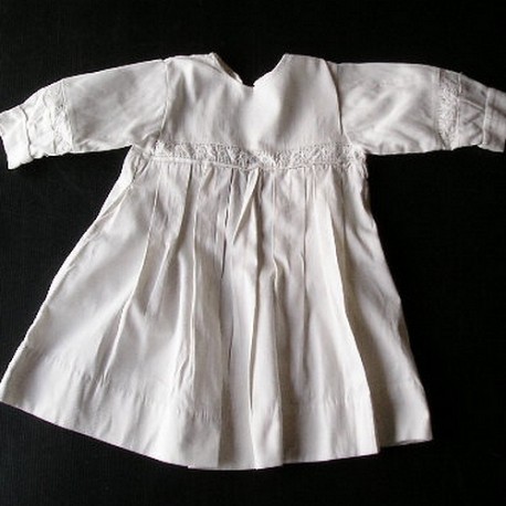 Robe ancienne blanche fillette 1950, 4 ans