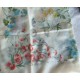 Foulard ancien, fleuri, vintage