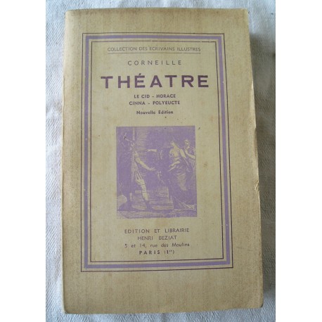 Livre ancien : Théâtre  Corneille 1935, "neuf"