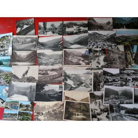 Lot de 63 Cartes postales des Pyrénées