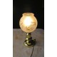 Lampe en laiton, globe boule