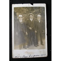 Photo-CPA ancienne, datée du 9 juin 1909