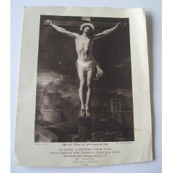 Grande image religieuse Christ 1933