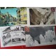 Lot de 32 cartes postales anciennes Alpes, Lyon, Annecy, Chamonix