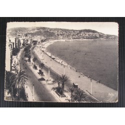 Carte postale 1947, NICE, Promenade des anglais