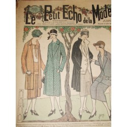 Petit écho de la mode  juillet 1925