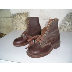 Bottines galoches enfant, années 20, 18cm