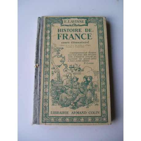 Livre scolaire Histoire de France 1927