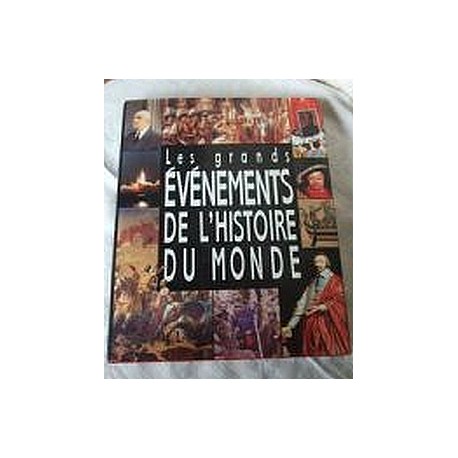 Livre "les grands évenements de l'histoire du monde" de J.Marseille