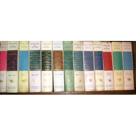 Selection du livre  13 (volumes I, II, III, IV....),