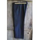 Pantalon ancien homme bleu rayé Canda