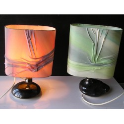 2 lampes artisanales