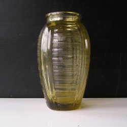 Vase ancien en verre épais
