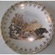 Assiette décorative, Limoges, chasse au sanglier