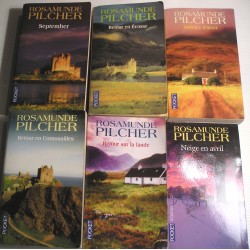 6 Livres romans Rosamund Pilcher