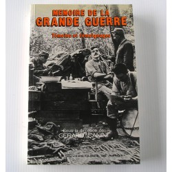 Livre MEMOIRE DE LA GRANDE GUERRE de Canini