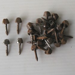 Lot 100 g de clous anciens de cordonnier,  (environ 120 unités) ~18mm