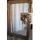 Miroir ancien bois et platre doré 115cm