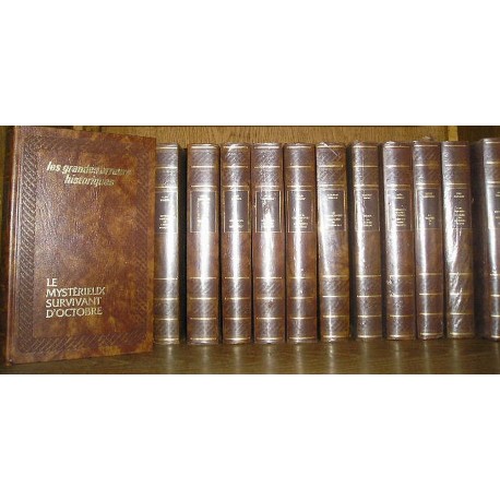 Livres de collection : "Les grandes erreurs  historiques" 19 volumes: