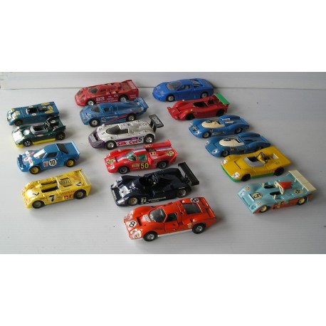 LOT de 16 Voitures miniatures F1 -  1/43 Solido, Norev...