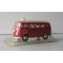 Voiture miniature bus VW pompier sous blister