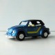  Voiture miniature VW  Coccinelle TT 101 SCALE bleue 1/36 fonctionne