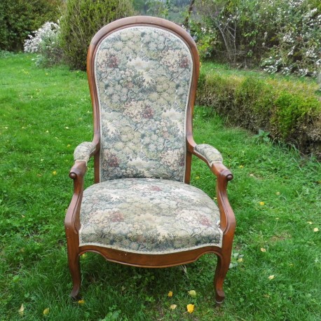 Fauteuil Voltaire, tapissier 