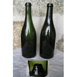 Bouteille ancienne verre très épais