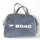 Ancien sac authentique BOAC, vintage, aviation