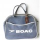 Ancien sac authentique BOAC, vintage, aviation