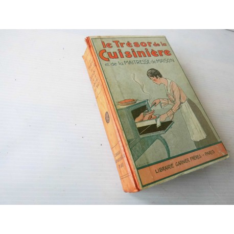 Livre de cuisine ancien Trésor de la cuisinière