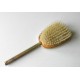 Brosse ancienne, décor fleuri