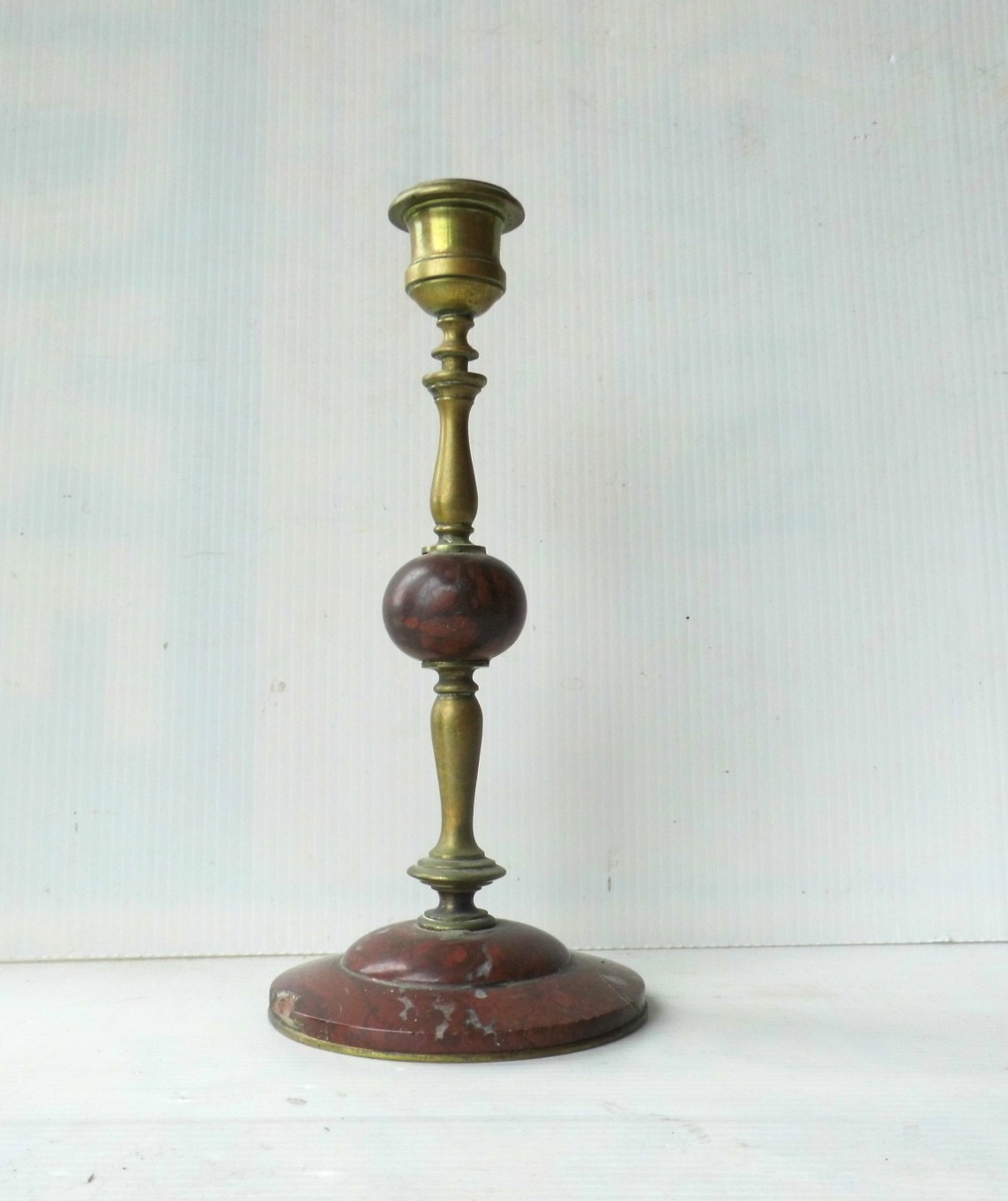 Bougeoir En Bronze , Flambeau d'époque Empire , Du 18 ème S