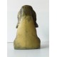 Statuette presse papier tête de chien de chasse bronze