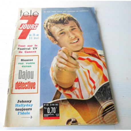 Johnny télé 7 jours mai 1963 n°166