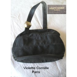 Sac à main ancien Violette Cornille , années 40-50