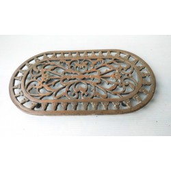 Dessous de plat ancien en cuivre 26cm