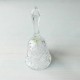 Cloche ancienne de table, en verre  13cm