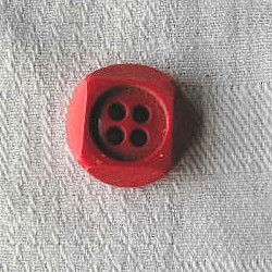 Boutons rouges 2.5cm