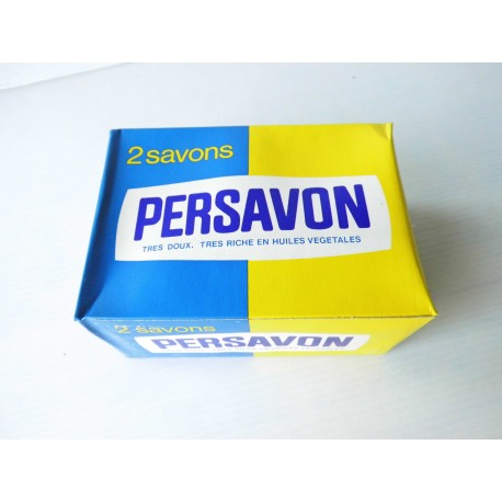 PERSAVON, paquet neuf de 2 savons, vintage, années 60