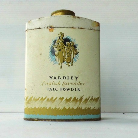 Boite publicitaire de talc powder YARDLEY