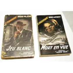 FLEUVE NOIR - Espionnage - lot de 2 livres