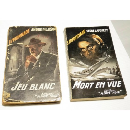 FLEUVE NOIR - Espionnage - lot de 2 livres