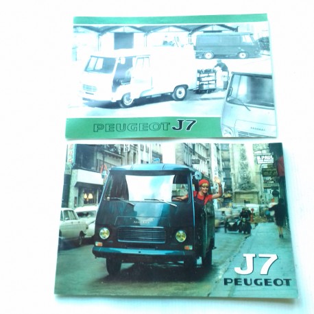 J7 Peugeot , 2catalogues
