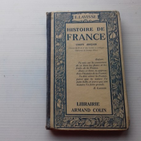 Livre scolaire HISTOIRE 1928 Lavisse