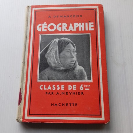 Livre scolaire géographie DEMANGEON classe de 6è